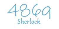 4869 sherlockのロゴ